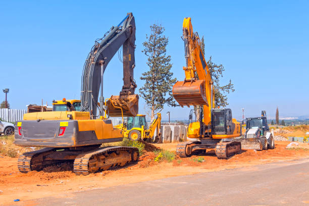 Construction of a residential area in Israel.