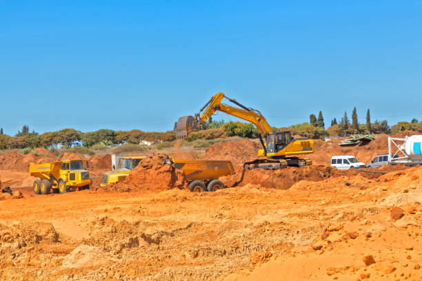Construction of a residential area in Israel.